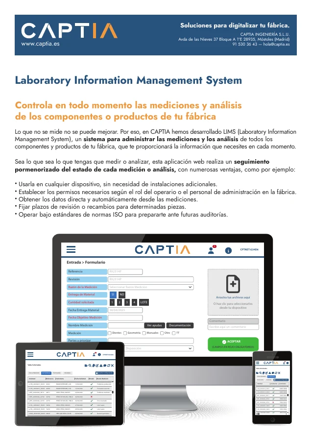 LIMS para gestionar mediciones y análisis industriales